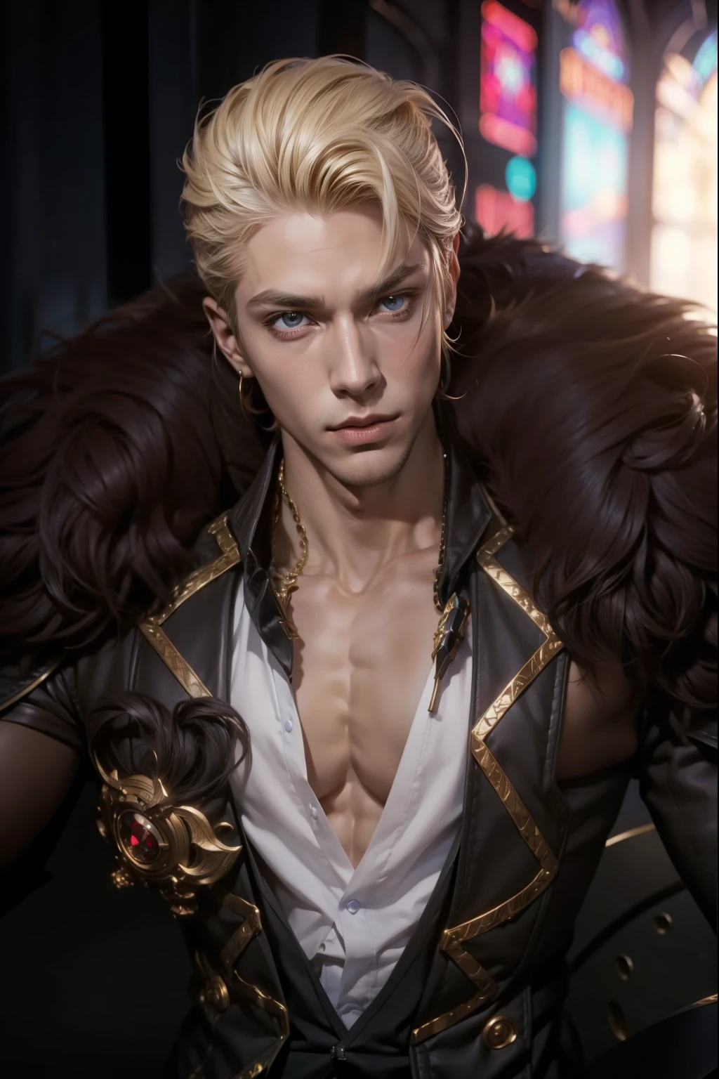 there is a male anime character with a large wing, male character, delicate androgynous prince, handsome stunning realistic, 8k artgerm bokeh, main character, beautiful androgynous prince, character close up,, xqc, character close-up, with very highly detailed face, handsome, close up character, eyes contact, shirtless :: high detail, skinny male fantasy alchemist, young blonde boy fantasy thief, male character, beefcake pose, handsome stunning realistic, highly detailed full body, skinny male fantasy scientist, as a character in tekken, realistic shaded perfect body, highly detailed body, male model, photorealistic perfect body