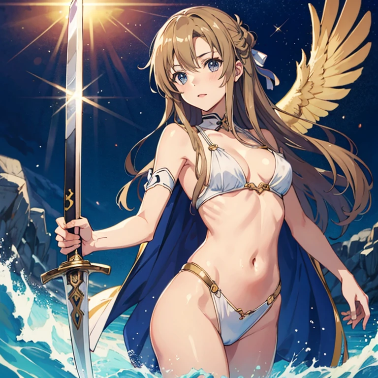 Asuna naked , sword art online, full color