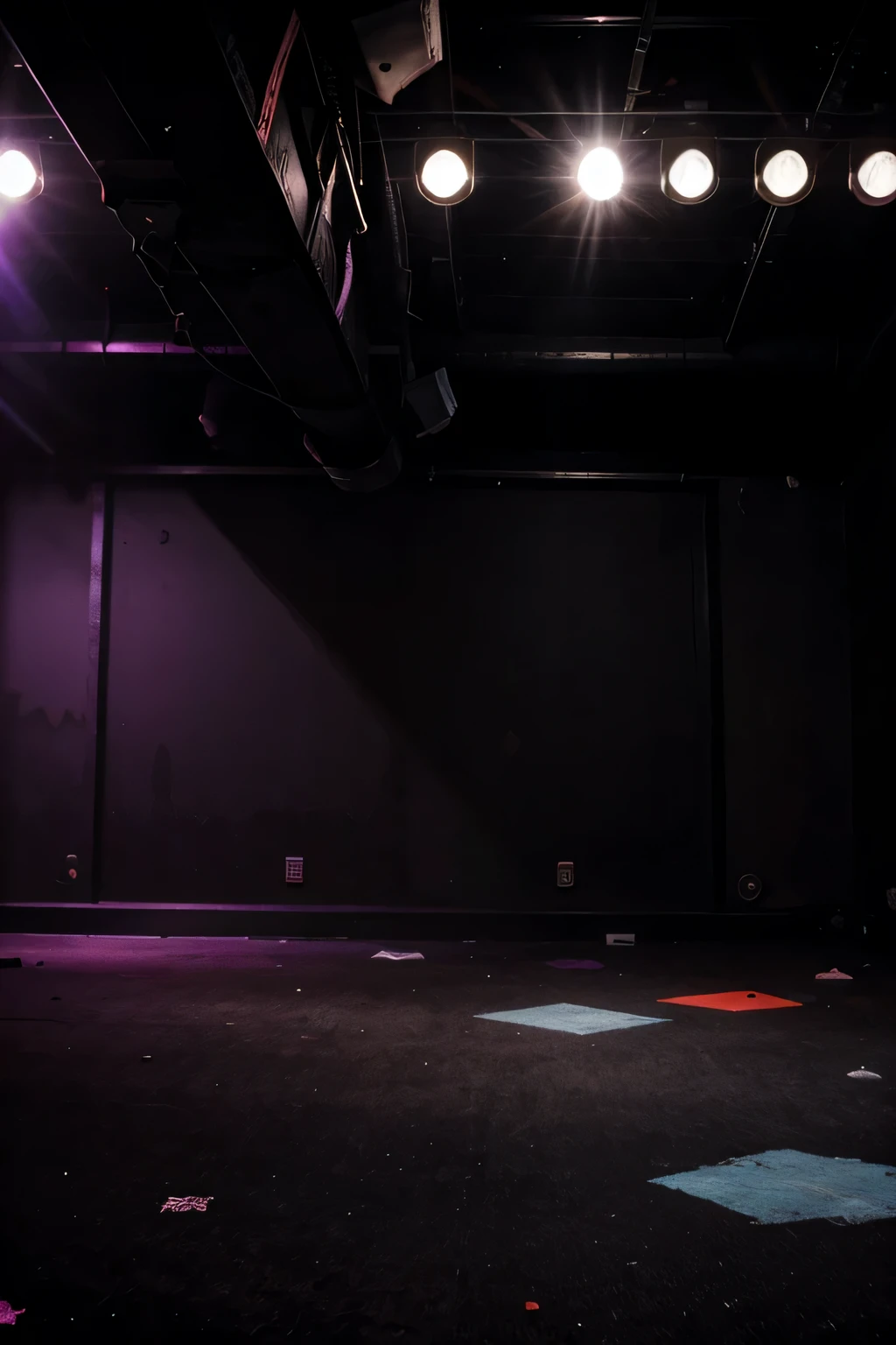 punk night club empty background