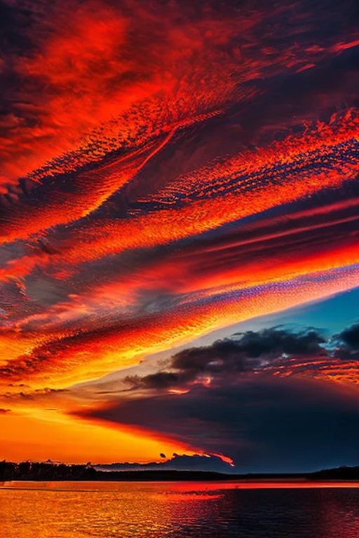 Fire sky