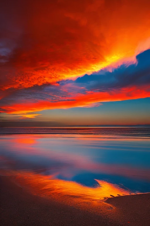 Fire sky