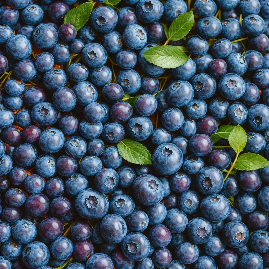 Blueberries and Blueberry Syrup World 