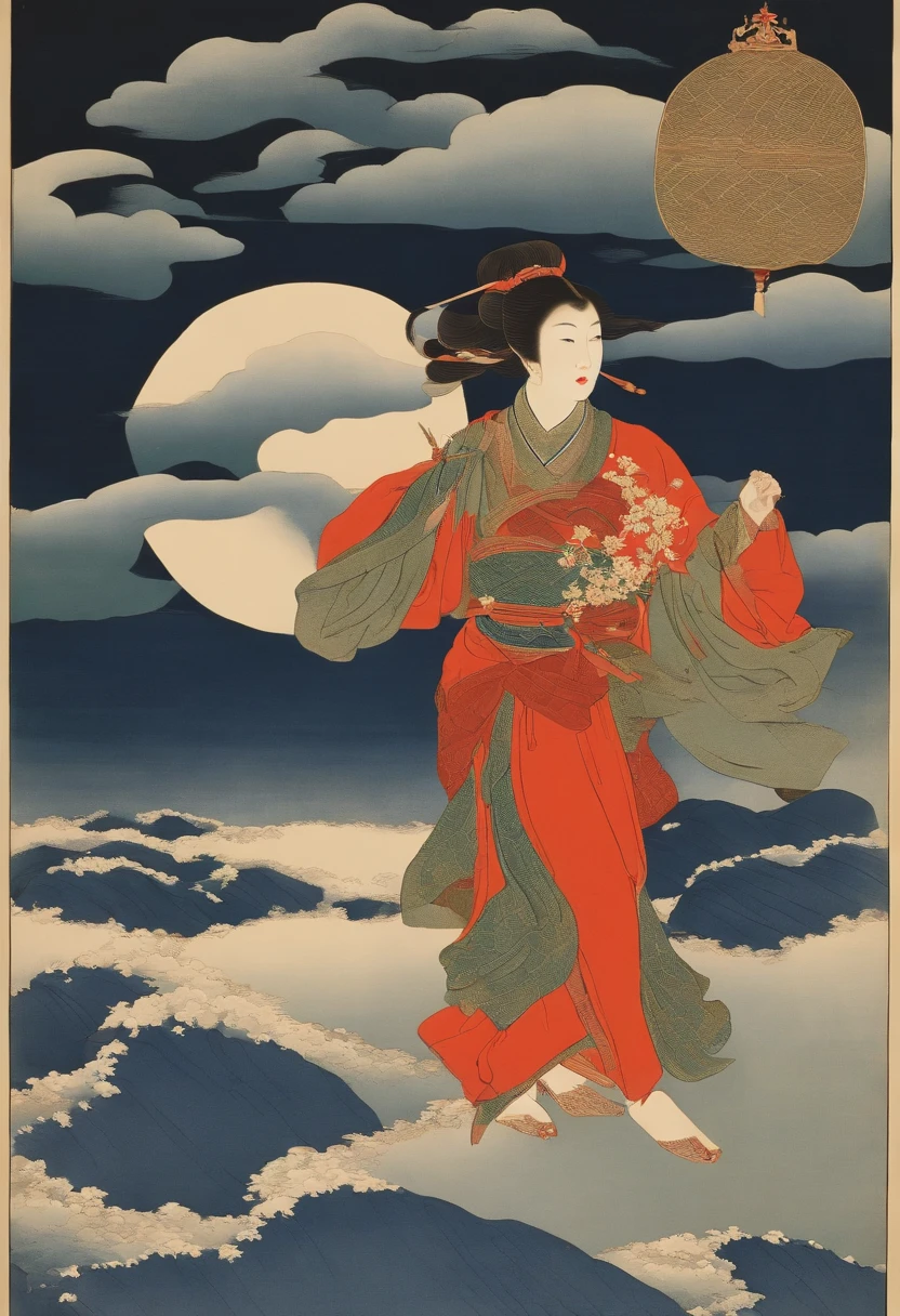 Yamakawa,Rios,sun,The Tale of the Skylark,Ancient mythology《Sankai Sutra》,A magnificent composition,shadowing,National Style,martial artove,Practice martial artsartial arts