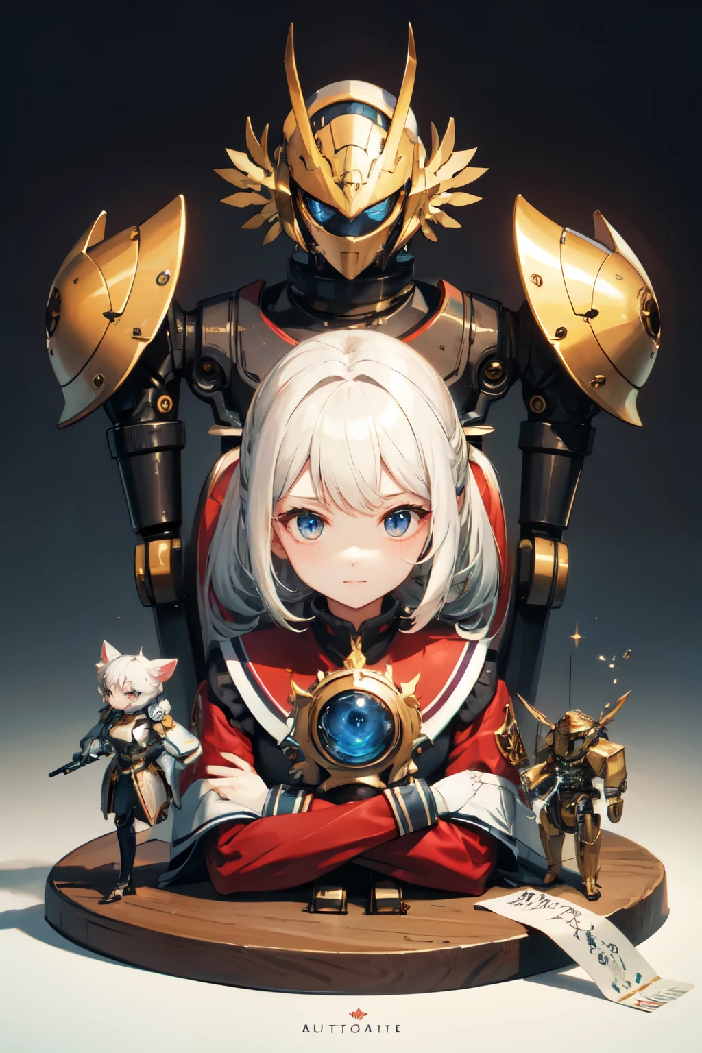 cute Brave and Loyal Automaton Professor from the Past
