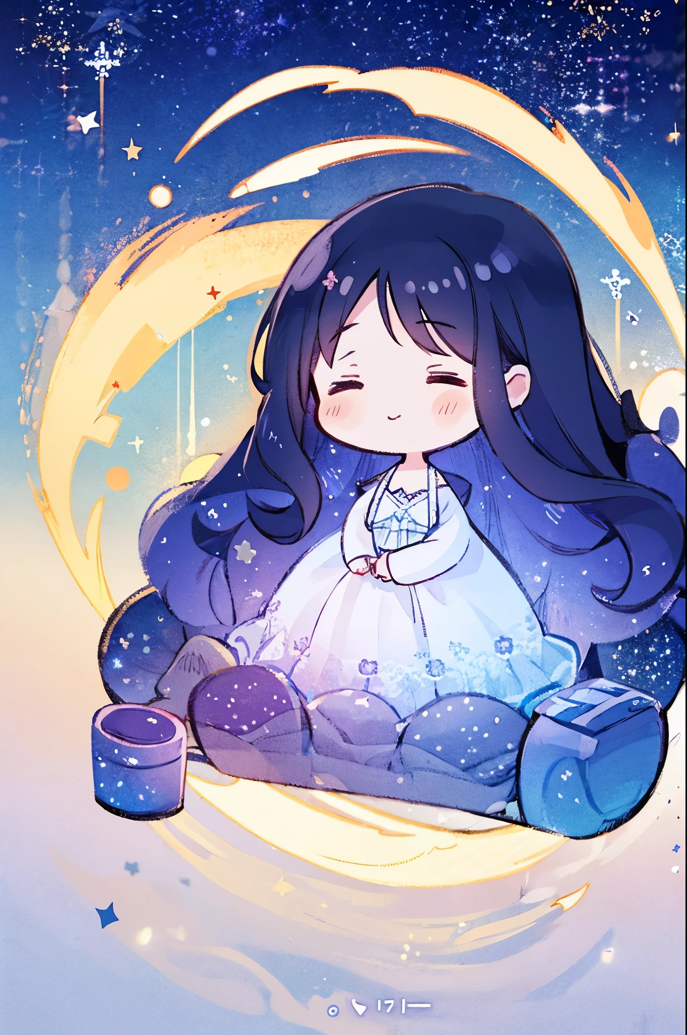 complex background, wishing star background, a woman wearing an ethereal mystical pink translucent dress that reflects the stars, perfume promo art, mystic, complex drawing, highly detailed, Covergirl brand, promo art, artistic rendition, ethereal, starry night, midjourney style