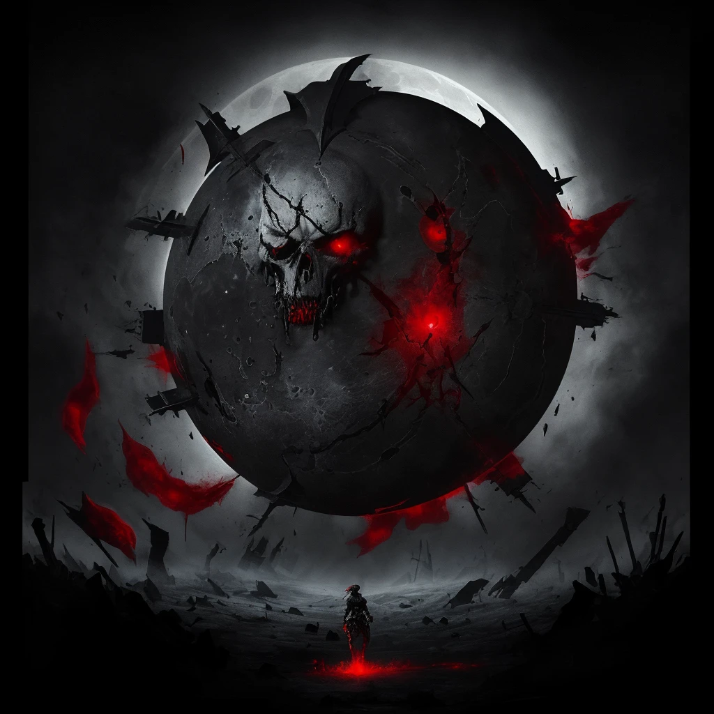 black moon, war, blood, Death, Hate, Woe, Doom,
illusionix, black background