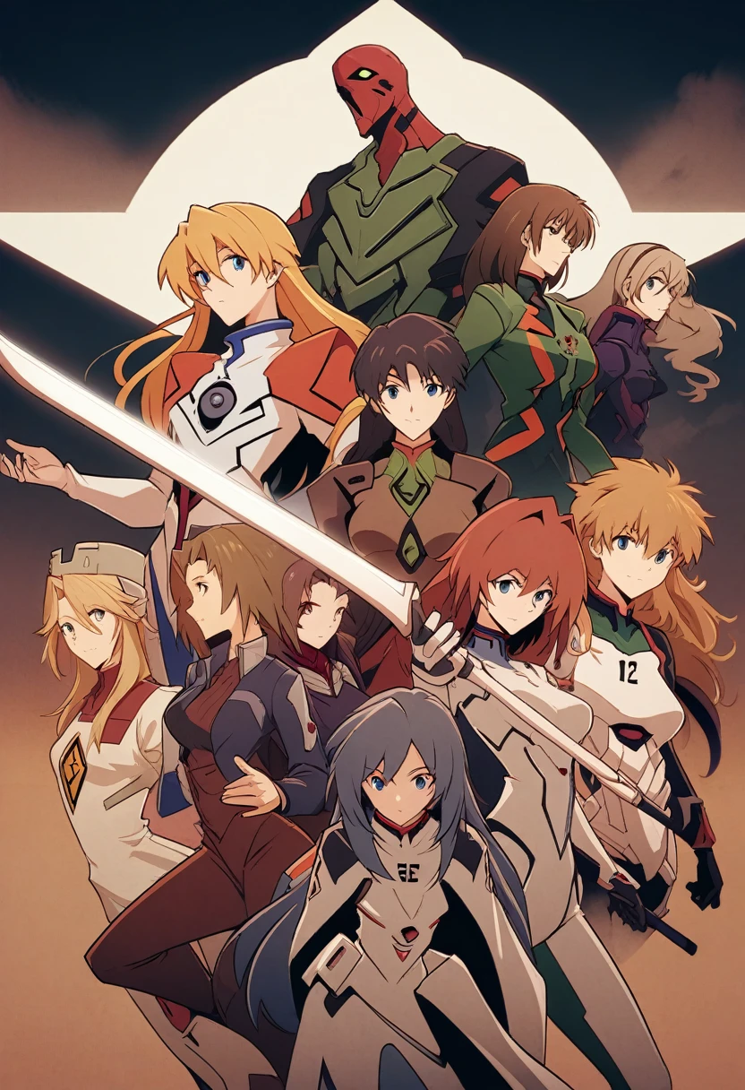 chica anime sentada en un trono con una espada y una espada, asuka lanley, beautiful asuka de evangelion, asuka lanley soryu, asuka lanley sohryu, asuka lanley souryuu, asuka, zenkai de cuerpo completo! trajes de asuka, asuka de evangelion, anime rudo 8k, Anime Evangelion