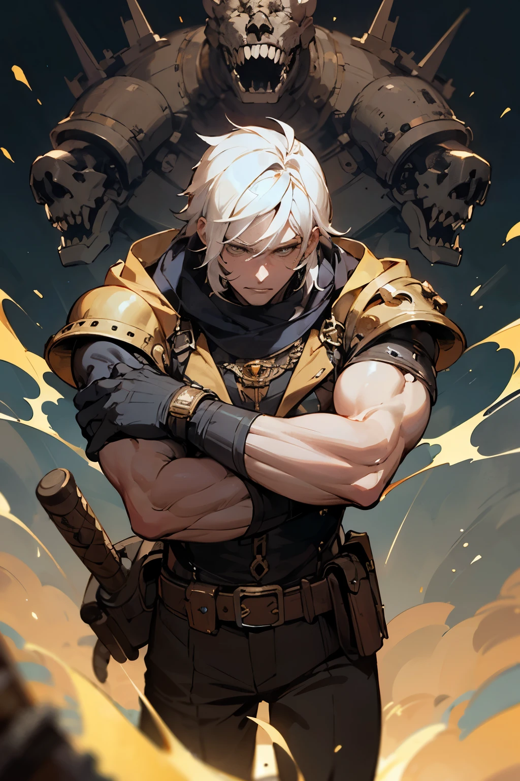 ((Melhor qualidade)), Steampunk,homem, umbracinese, elfp, rpg, mutante, muscles, necromante, trevas.