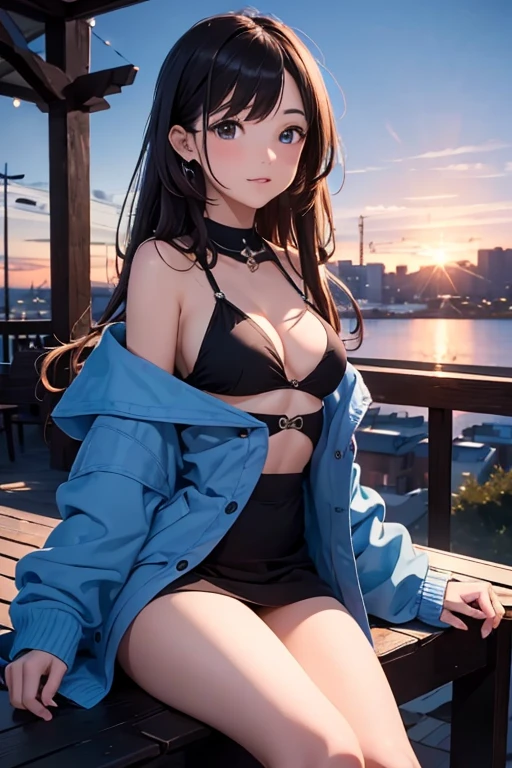 (8K), (Best Quality), (Mastepiece: 1.2) Whispers at Twilight chill jazz