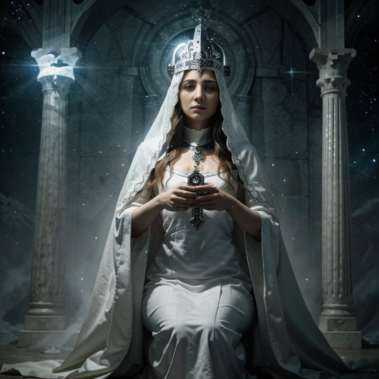 A Ghost, the Priestess of the Silver Star, the High Priestess