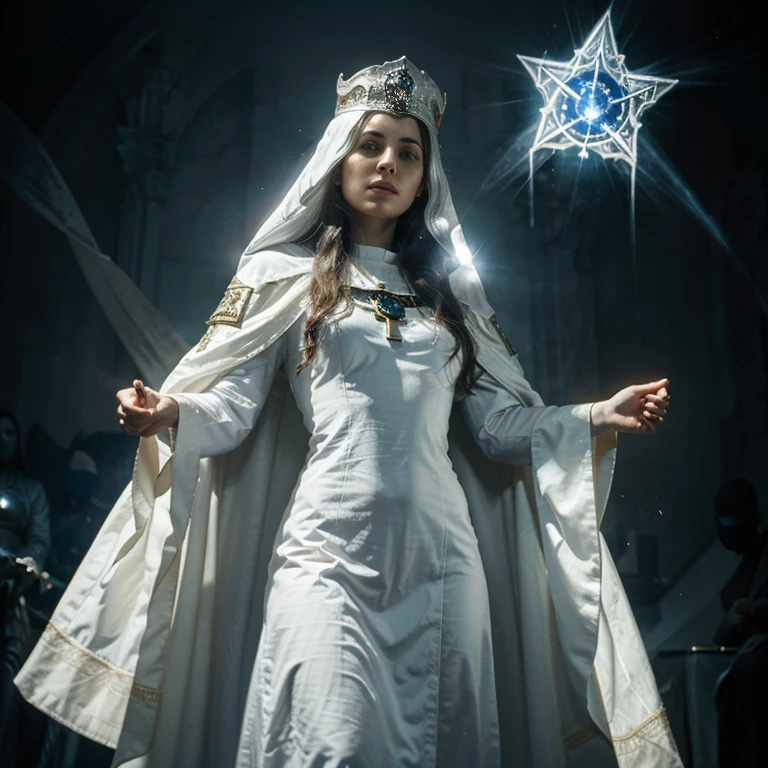 A Ghost, the Priestess of the Silver Star, the High Priestess