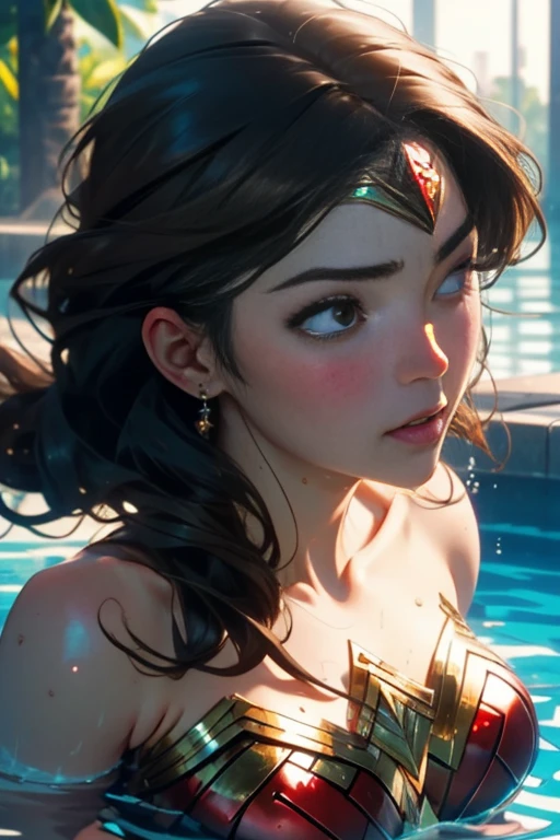 in water,perfect wonder woman costume,whole body,Having your head held down under water,Being submerged in a pool,Drowning in the pool,Face submerged in water,in waterに潜る,Submerge your face in water,inside the pool,Inside the fountain,Soaked in water,Soaking wet wonder woman,sleeping face,Close ~ eyes,open your mouth,tired face,face of suffering,sleeping face,soaking wet hair,Soaked Hair,wet body,fight the men,surrounded by men,,caught between men,Being licked by men,Intertwining with men, Attacked by men,assaulted by men,Being bullied by guys,being sexually abused by a man,Captured by a man,Being detained by a man、touch your face,、Hair is pulled hard,My head is grabbed,Grab my head,brown hair, masterpiece、beautiful girl、fine 目、puffy eyes、highest quality, 超High resolution, (reality: 1.4), movie lighting,super beautiful、beautiful skin、(super reality)、(High resolution)、(8K)、(very detailed)、(beautiful and fine 目)、(Super detailed)、 detailed face、slanted bangeshi hair、brown hair、20-year-old、Wonder Woman Cosplay