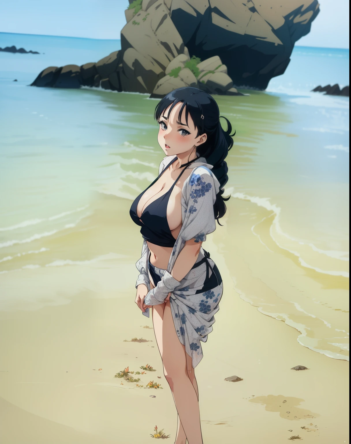 poste de missionnaire,  spread apart, position cowgirl, lying on a bed, position TWERK, aux seins nus, trentenaire, vraiment gros boobasterpiece), anime girl avec de gros seins, jolie fille anime, Ilya Kuvshinov. 4 km, [ Digital art 4 km ]!!, Style Anime 3D réaliste, Jolie fille d’anime, germe d'extremely detailed art, oppaï, Style animé 4K, Rendu photo réaliste Anime girl, Anime hyper réaliste, animated style. 8
