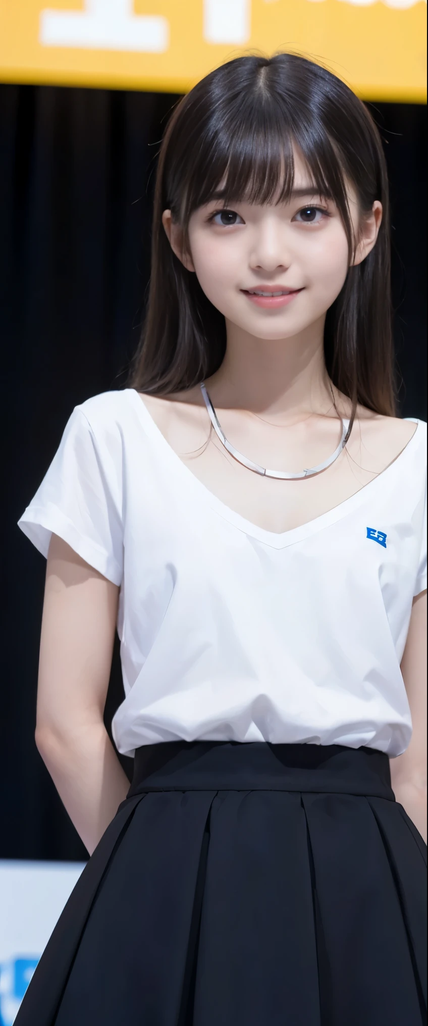 (masterpiece, highest quality:1.2), 8k, Naked girl, 85mm,Official AR RAW Photos, スーパースリムなスレンダーbeautiful girl, skirt、上Half BodyHalf Bodyフルヌード、She takes off her short-sleeved white shirt to reveal her breasts.、Showing off her beautiful medium sized breasts、show me your ears、Naked girls photoshoot、上Half Bodyフルヌード, Cute face, close, Half Body, It was a race, Gardenia, beautiful girl, , Thin thighs, Station platform、 Looking at the audience, No makeup, (Big smile), Film Grain, chromatic aberration, Sharp focus, Face Light, Bright lighting, 10 generations, Detailed face, Background Blur, (dark red tie:1.1)、((((((12 year old takes off her shirt))))))、((((((12才の上Half Bodyフルヌード女子高生)))))、Tight waist、Embarrassing pose、Shy and nervous girl、 Sad face
