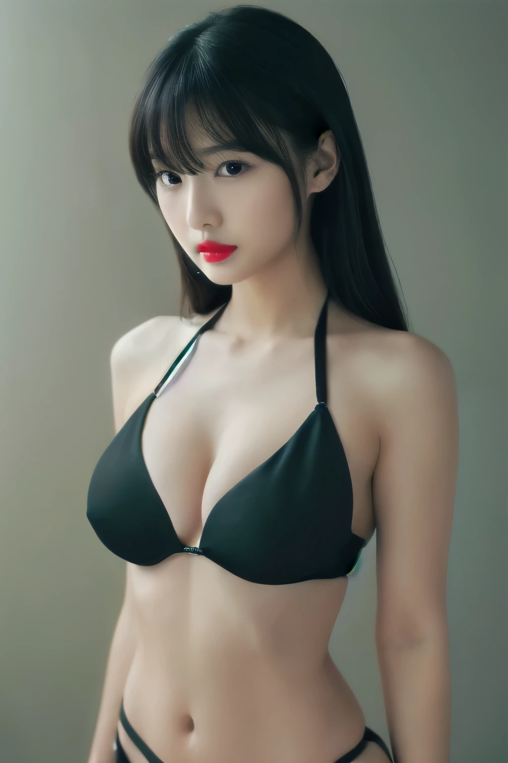 20代Japanese womenのCG画像(スーパーハイパーReal:1.5)Please generate it with。
(Japanese women, 20-year-old,Top Gravure Idol,pretty girl:1.5)
BREAK,
(Black Hair,Long Hair:1.5)
BREAK,
(Red lips:1.5),
BREAK,
(Black Bikini:1.5),
BREAK,
Despite her slender figure,Beautiful breastsとBig Breastsが調和しているシーンを教えてください。
(Slender body,Beautiful breasts,Big Breasts,Cleavage:1.5),
BREAK,
The background is a plain grey background,
BREAK,
Vivid and very sharp details(Ultra Sharp Detail:1.5)と見事なcolor depth(color depth:1.25)Must be full of。The image is、It needs to mimic the unparalleled clarity and color vibrancy of photos taken with ultra-high-end cameras like the Hasselblad H6D-400c MS or the Fujifilm XT3。
(フォトReal,Live Shooting ,masterpiece,Real,Hyperrealistic,Super detailed,Fine details,Highly detailed CGUnity 64K wallpaper,Woman with perfect figure:1.5),