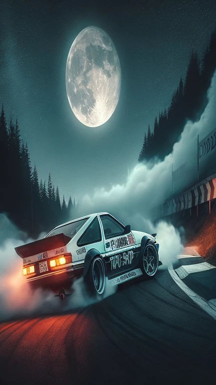 Back Wave. City, 1969 Nissan S30, wide body kit, road, Purple neon light, sun, Mountain,
(masterpiece,detailed,high resolution),