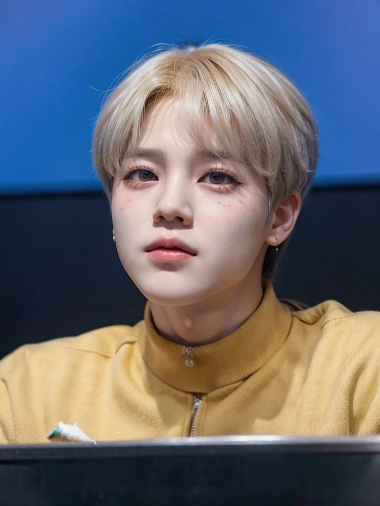 Park jimin, bts Jimin, Park Jimin, Jimin, rosto delicado, Asian, rosto coreano, melhor qualidade, alta qualidade, androgynous face, BTS Jimin, rosto fofo, realista