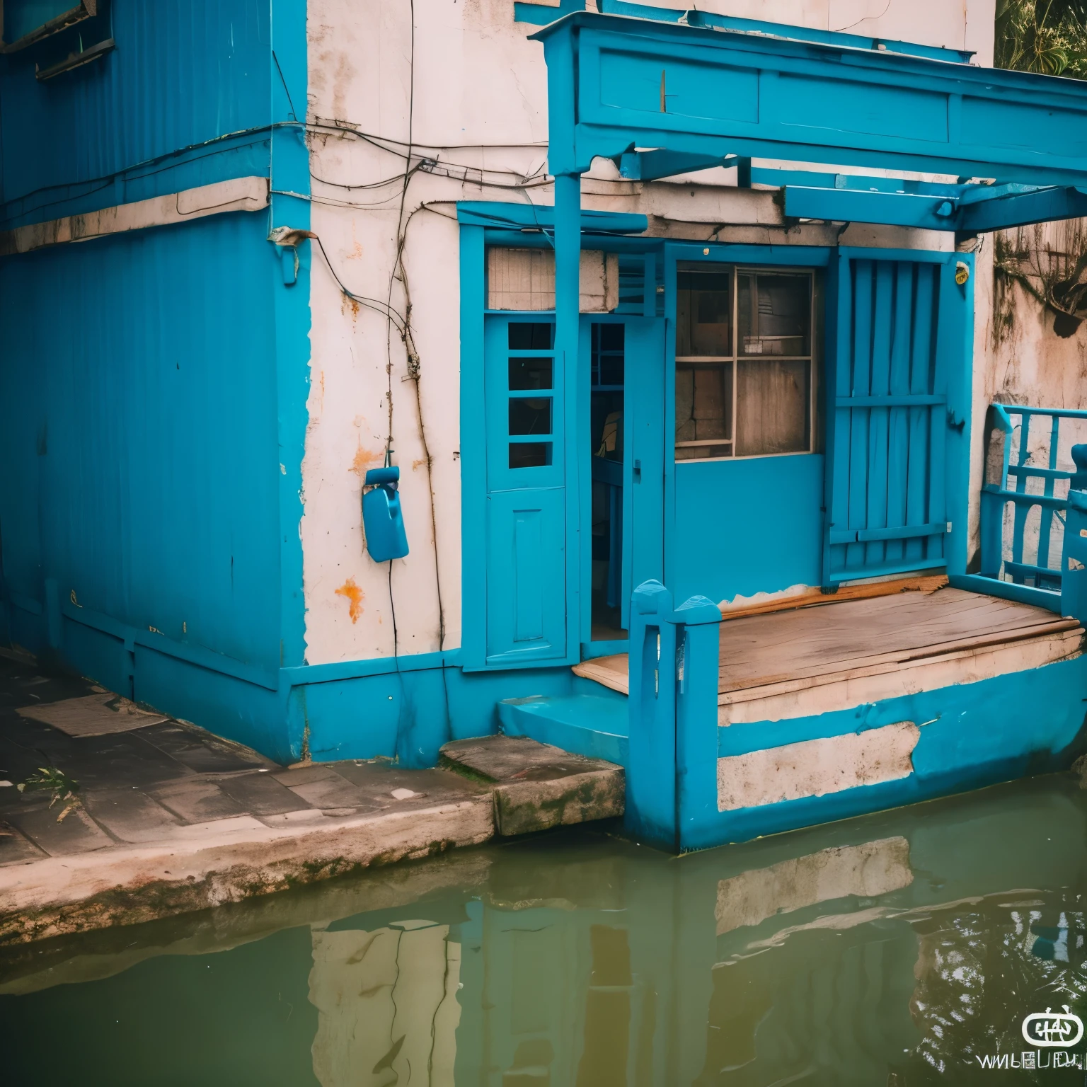 O sapo azul