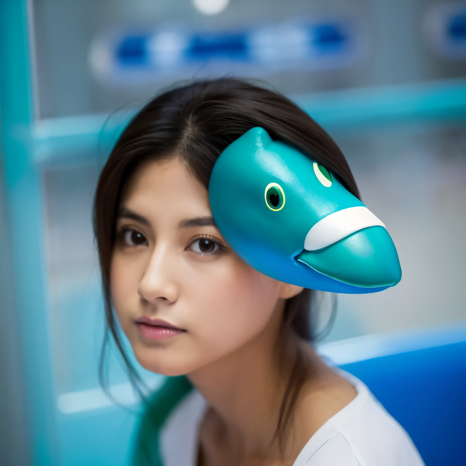 O sapo azul