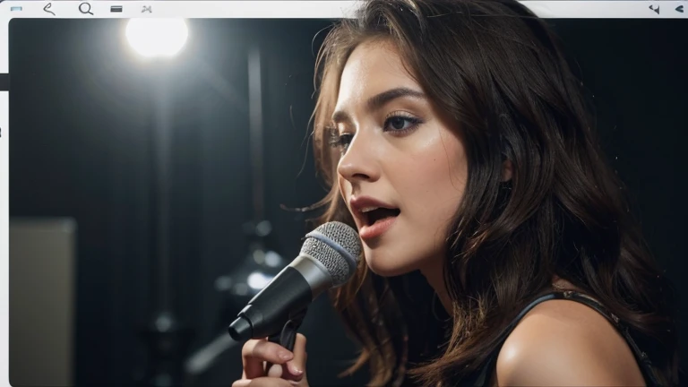 girl who sings attractively for youtube