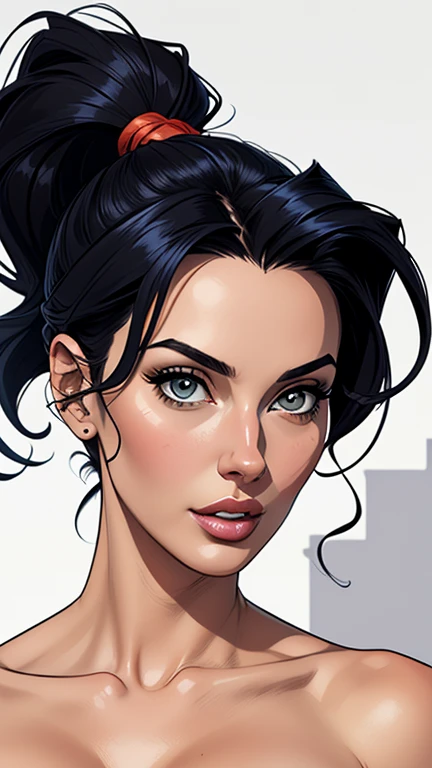 estilo de desenho animado:1.2), Monica Bellucci Brazilian woman draw ART Artline white background woman Cartoon image of a woman , roupas sensuais , garota super valente destemida , cartoon style illustration, estilo de arte dos desenhos animados, estilo de arte dos desenhos animados, digital illustration style, design de personagens altamente detalhado, arte digital detalhada fofa, City fan art, design de personagem retrato, beautiful digital illustration, retrato de alta qualidade, arte em quadrinhos, retrato do design do personagem, white background Busty without clothes and medium breasts female character cartoon style dressed as a witch Monica Bellucci