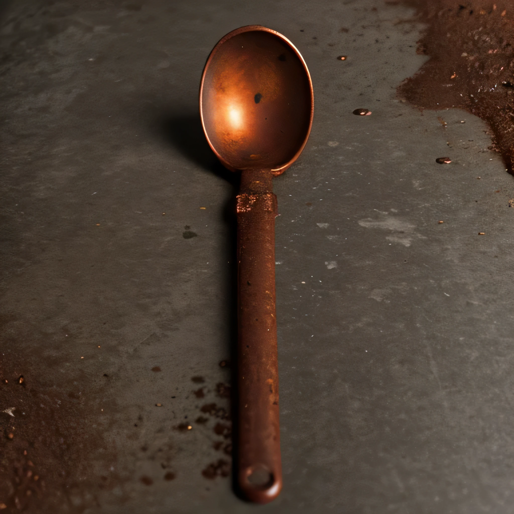 rusty spoon, 4K