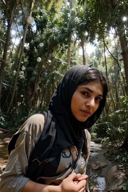 There was a named Reem. Reem used to live in a beautiful forest, but she began to notice that the trees were withering and the rivers were drying up. Reem was worried about her home and decided to do something.