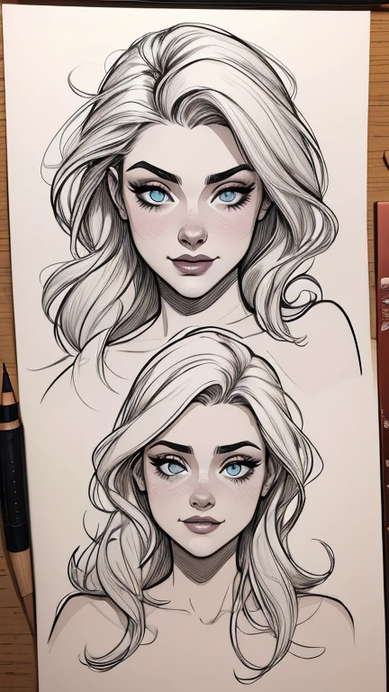 Personagem mulher ninja com marcas de guerras Imagem de desenho animado de uma mulher .cartoon style illustration, estilo de arte dos desenhos animados, estilo de arte dos desenhos animados, digital illustration style, design de personagens altamente detalhado, arte digital detalhada coragem, Forest fan art, Design de personagens de retrato, beautiful digital illustration, retrato de alta qualidade, Arte em quadrinhos, mulher jovem cabelo com transas lindas . Beautiful lined eyes Medium large bust and wonderful sexy clothes. image expression of sexual desire from waist to head illustration