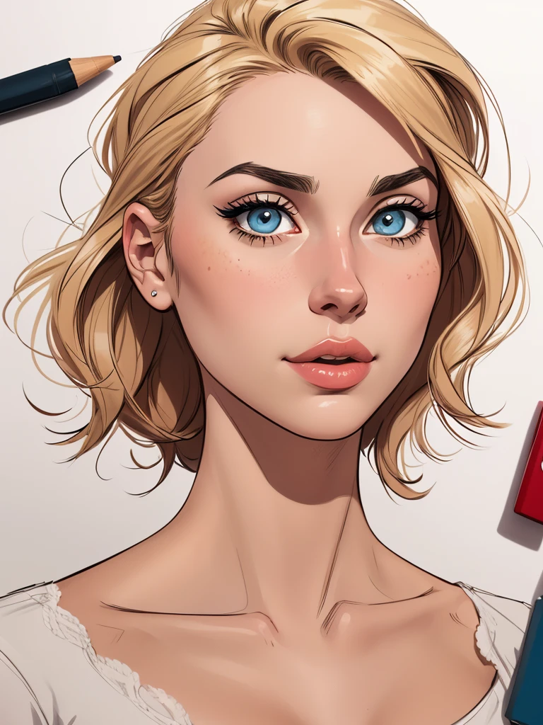 estilo de desenho animado:1.2), mulher brasileira draw ART Artline fundo branco mulher Imagem de desenho animado de uma mulher , roupas sensuais , garota super valente destemida , Ilustra??o estilo desenho animado, estilo de arte dos desenhos animados, estilo de arte dos desenhos animados, digital illustration style, design de personagens altamente detalhado, arte digital detalhada fofa, City fan art, design de personagem retrato, beautiful digital illustration, retrato de alta qualidade, arte em quadrinhos, retrato do design do personagem, white background Busty without clothes and medium breasts cartoon style female character dressed in Fallout 4 uniform