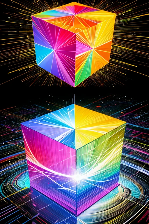 ((melhor qualidade)), ((obra de arte)), (detalhado), create an image of an optical prism from physics