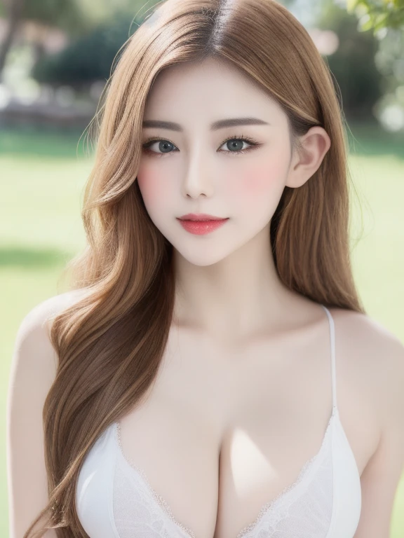 (realistic、masterpiece、Best Quality、8K、highres、high resolution:1.3)、1 girl、Huge breasts、white bikini、pale white skin、looking at viewers、super fine face and eyes、long hair、indoor、 upper body、
