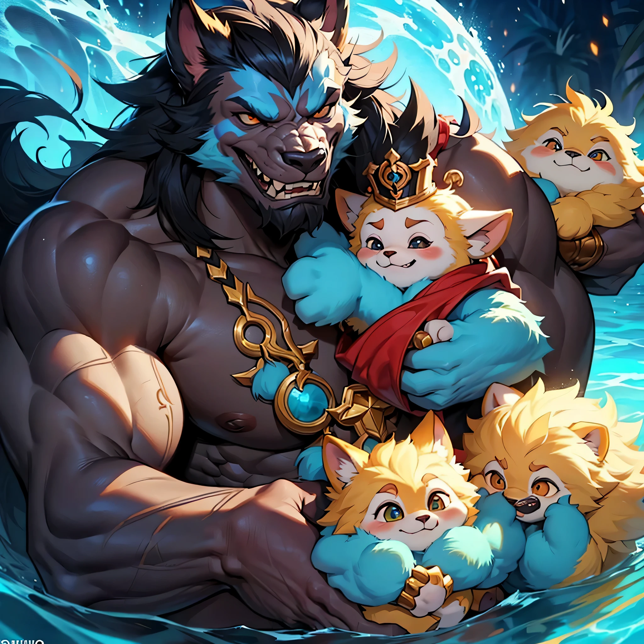 ((Monstrinho)), ((Fofo)), ((League Of Legends)), ((Peludo)), (1 Bichinho), Bichinho Peludo fofinho, Orelhas grandes, Linguinha para fora, Redondo, Peludinho, ((Animal)), ((Bichinho)).