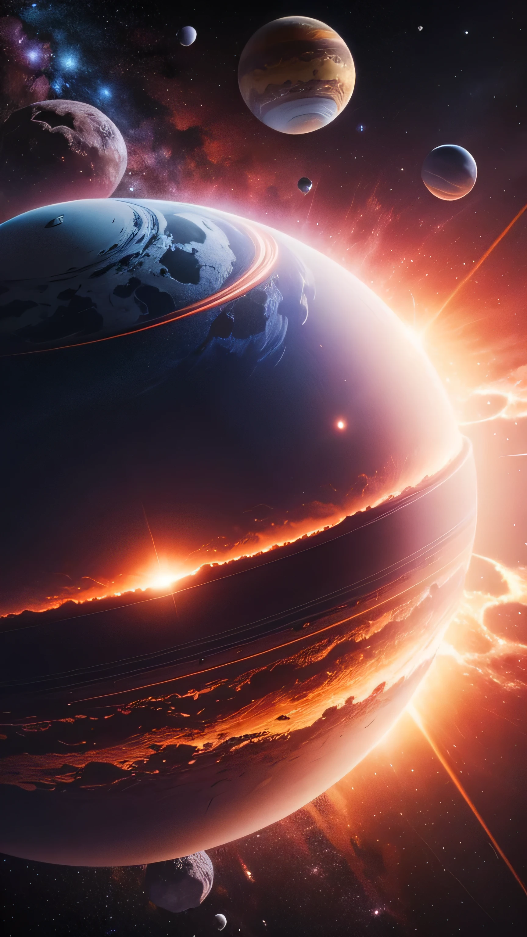 planet x, 1 planet, the space, 8k
