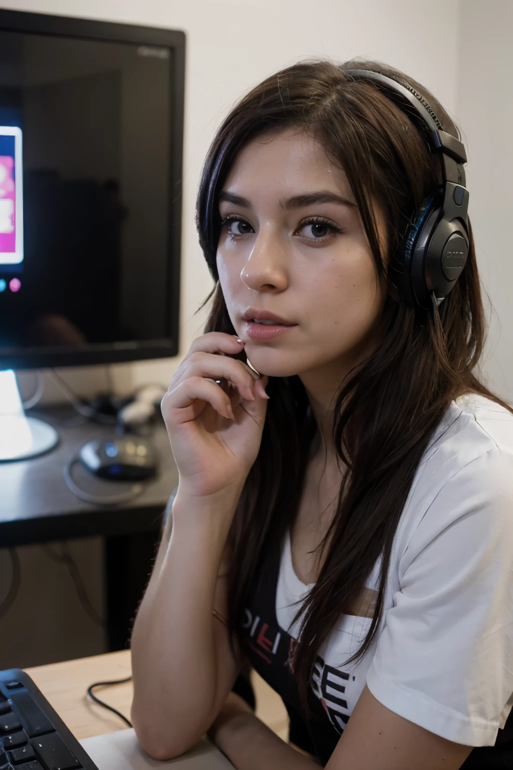 Foto de perfil de discord de chica gamer haciendo cosplay