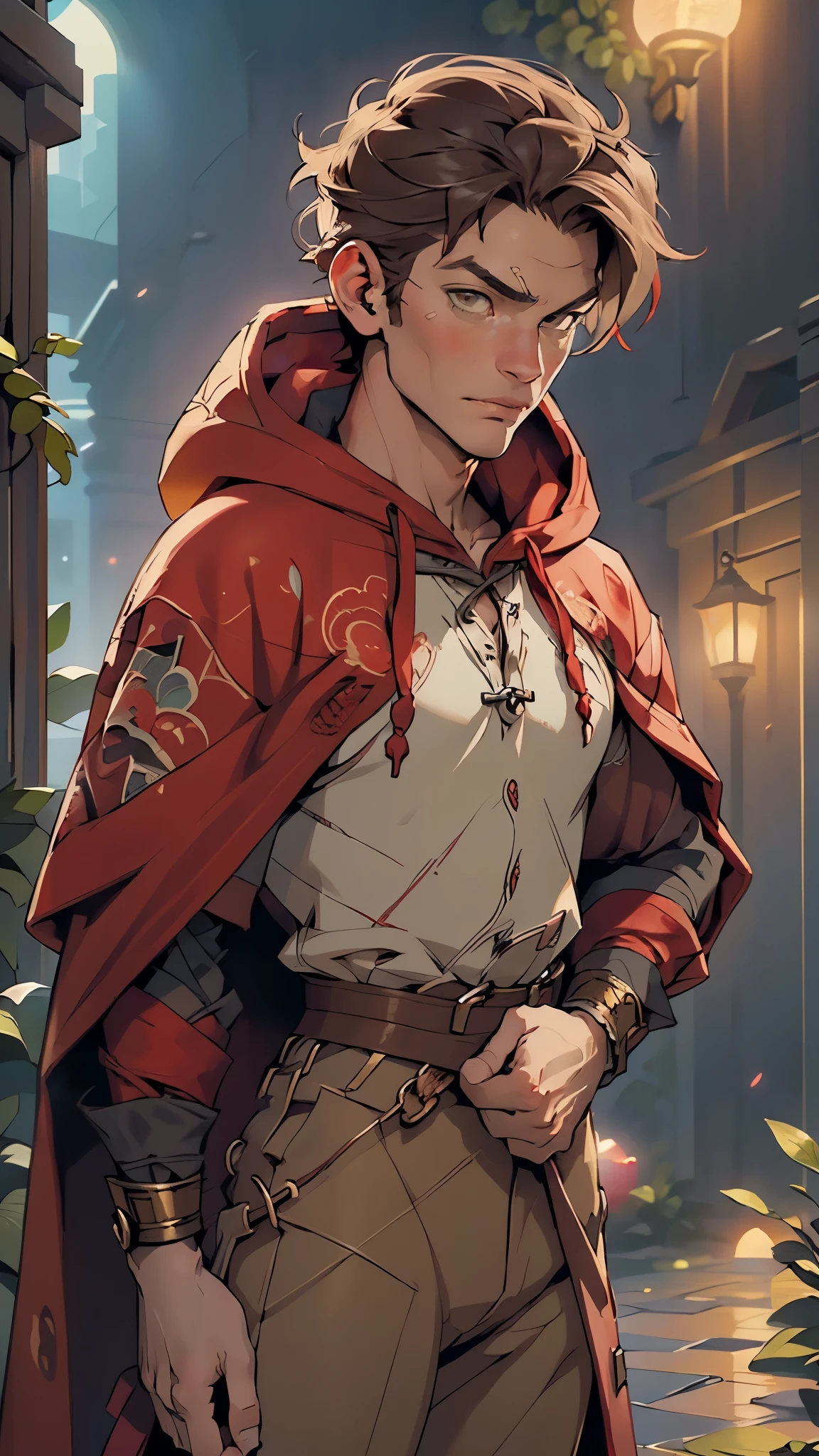 (((Dante Alighieri))),(pectoral,man chest), (45 year old man),mature,((1male,1 male,1man,man,male gender:1.5,male focus)),(((dark brown hair))),(((brown_eyes:1.3))),intricate eyes,beautiful detailed eyes,symmetrical eyes,penetrating eyes,((detailed face)), (A middle-aged German man with a strong jaw),(robust and muscular complexion, long face and broad forehead,prominent nose),
serious face,,
((14th century clothing, Trecento clothing, poet clothing)),(( long loose deep red tunic, similar to that worn by poets and philosophers of the time)), (gold embroidery on the cuffs and collar, gold belt), (red cloak lined with white fur, which was fastened with a gold brooch on the chest), ((deep red tunic, similar to the color of red wine, long and loose tunic, with long and wide sleeves)), ((red hood, laurel wreath on the hood:1.5)),((bulge in pants))
(dynamic pose:1.0),mocking,(centered,scale to fit dimensions,Rule of thirds),
((((surrounded by tiny orbs of bright red light that float and spin around him)))),
indoor,((Victorian style dark palace at night)),scenery:1.25,intricate scenery,extremely scenery,((Victorian style dark palace in the background)),
(Glossy Victorian era ornaments),highres,sharp focus,(ultra detailed,extremely detailed),(photorealistic artwork:1.37),(extremely detailed CG unity 8k wallpaper),(((vibrant colors,vibrant theme))),(intricate),(masterpiece),(best quality),artistic photography,(photography taken by sldr),(intricate background),perfect rendered face,perfect face details,realistic face,photo realistic,((intricate detail)),(((realism))),