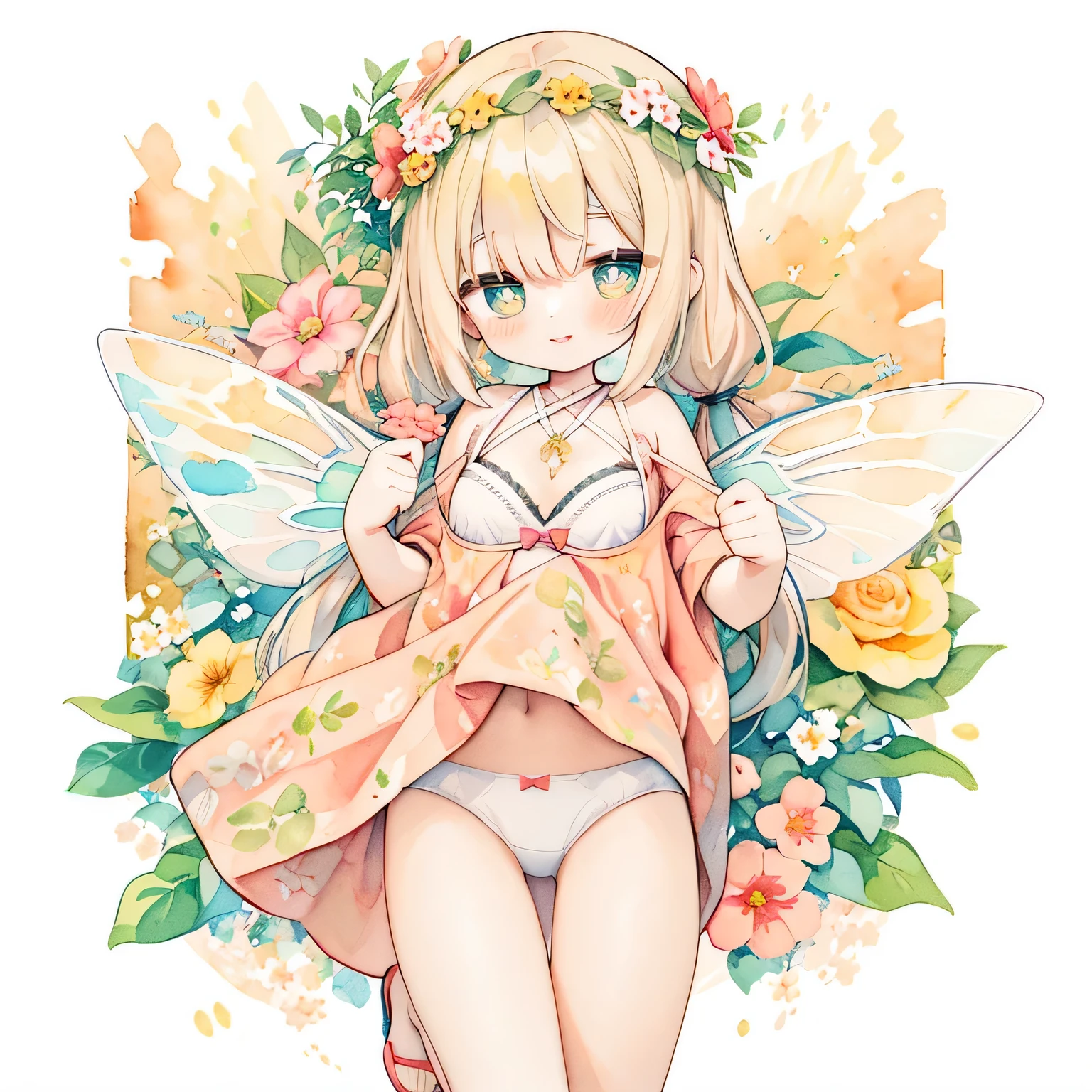 flower、correct background