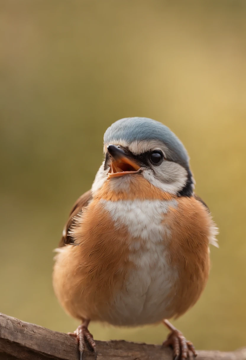 cute bird, playing,