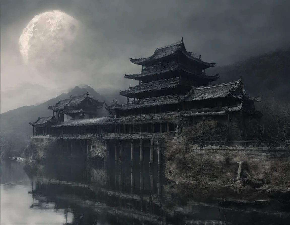 (masterpiece)),((western-styled building))(Cthulhu)(Western Middle Ages)(dilapidated)(High grade gray)(Thick fog)((最好of质量)),((High sharpness)),((实际of,))红色of梦, (background:Deep in space),(Biomechanical moving castle),有复杂of城市,street,(of:1.2),(Spotted creek beast:1.2)神秘of外太空, 漂浮of山脉, Avatar Landscape, aqueduct, (Hallelujah Hanging Mountain:1.2), (漂浮在空中of巨型城堡: 1.5), (reflection), (来自外太空of奇异而迷人of植物), Floating Island, , movie dystopia, 史诗般of绘景, Dutch Golden Age, Fuji Colors, 闪亮of, 模糊of, 褪色of边界, Some underwater shots, 8k,Floating Platform, Beautiful scenery around, A full-body angel descends from the sky with devil wings