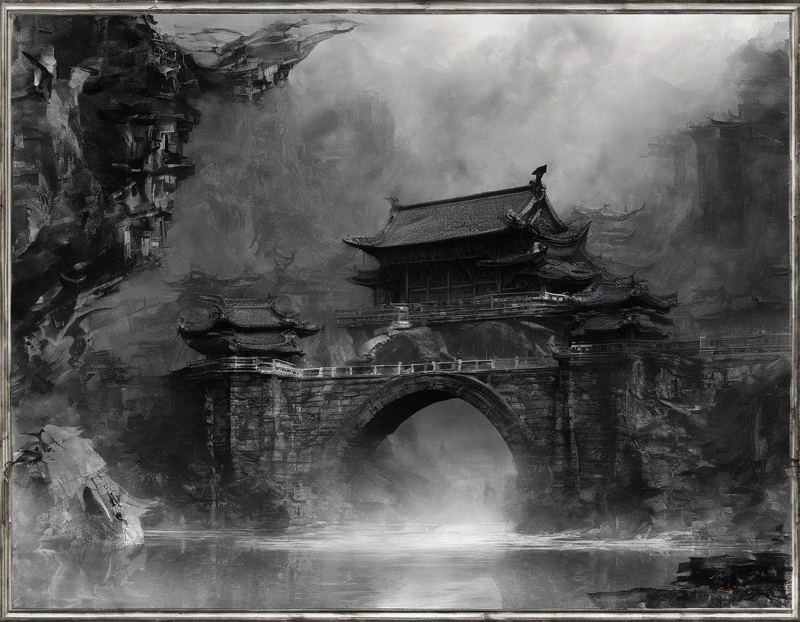 (masterpiece)),((western-styled building))(Cthulhu)(Western Middle Ages)(dilapidated)(High grade gray)(Thick fog)((最好of质量)),((High sharpness)),((实际of,))红色of梦, (background:Deep in space),(Biomechanical moving castle),有复杂of城市,street,(of:1.2),(Spotted creek beast:1.2)神秘of外太空, 漂浮of山脉, Avatar Landscape, aqueduct, (Hallelujah Hanging Mountain:1.2), (漂浮在空中of巨型城堡: 1.5), (reflection), (来自外太空of奇异而迷人of植物), Floating Island, , movie dystopia, 史诗般of绘景, Dutch Golden Age, Fuji Colors, 闪亮of, 模糊of, 褪色of边界, Some underwater shots, 8k,Floating Platform, Beautiful scenery around, A full-body angel descends from the sky with devil wings