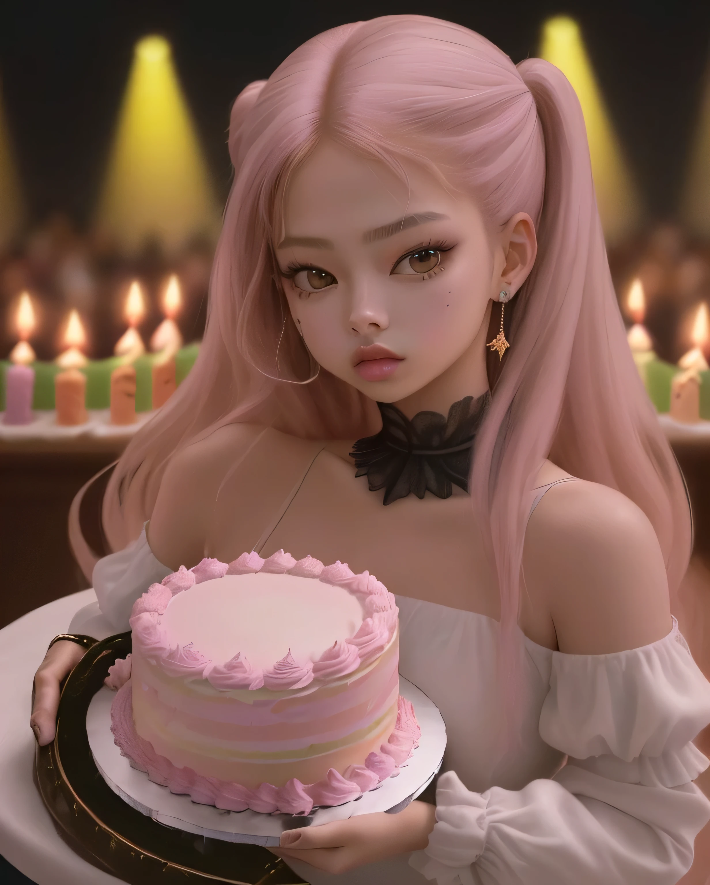 a picture of a woman in a cake, character is covered in icing, pixiv, trending on artstation pixiv, food tf