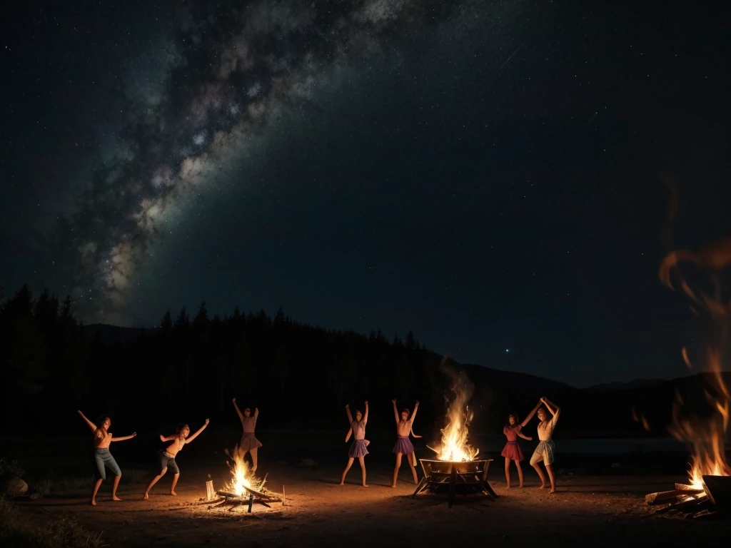 the image shows a night nude party with 12-year-old girls,