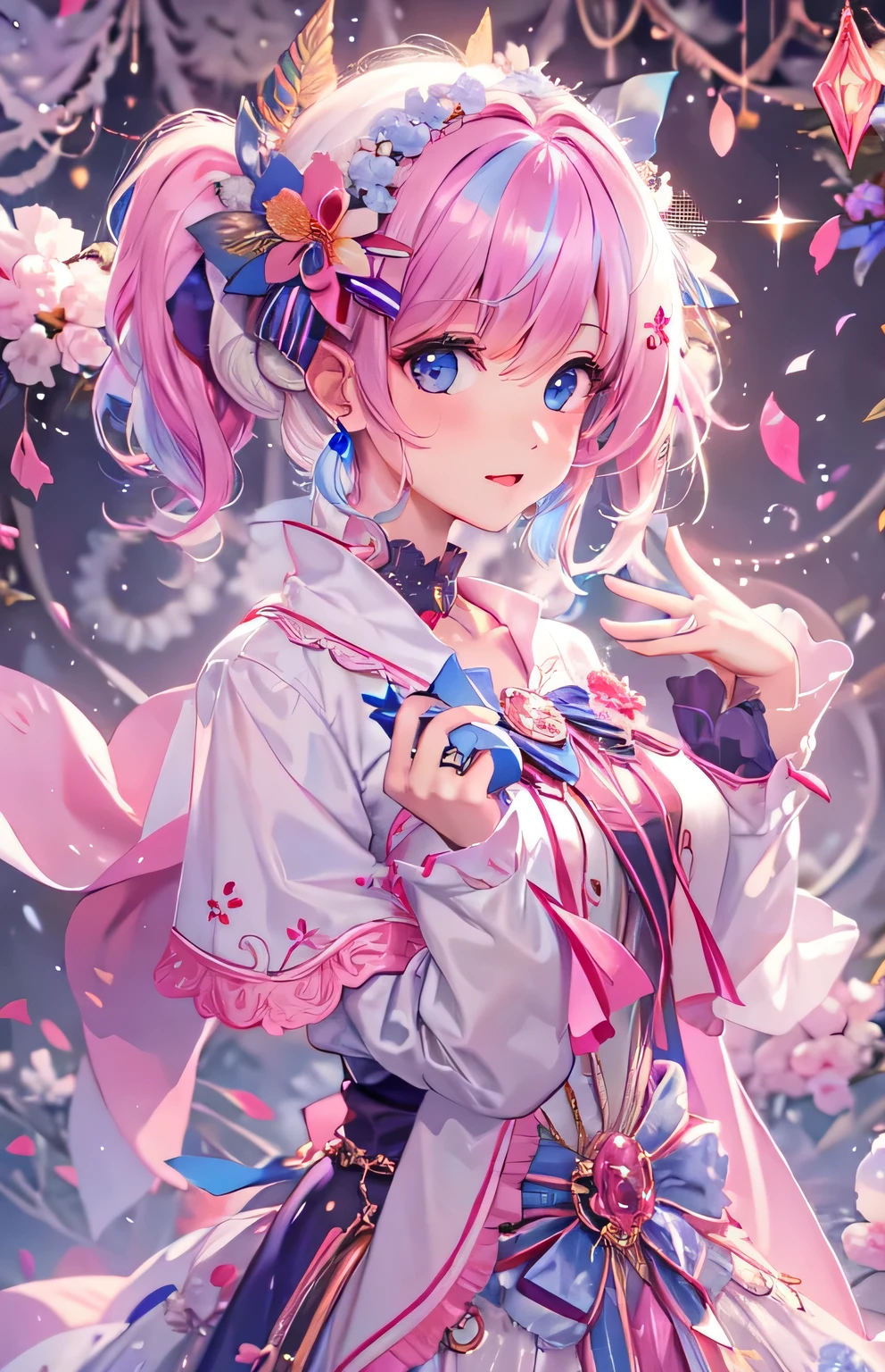 ((highest quality)), ((masterpiece)), (Get used to it), Perfect Face , beautiful girl , Magical girl ,