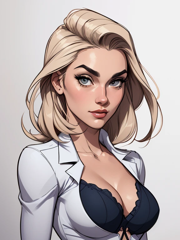estilo de desenho animado:1.2), mulher espanhola draw ART Artline fundo branco mulher Imagem de desenho animado de uma mulher , roupas sensuais , garota super valente destemida , Ilustra??o estilo desenho animado, estilo de arte dos desenhos animados, estilo de arte dos desenhos animados, digital illustration style, design de personagens altamente detalhado, arte digital detalhada fofa, City fan art, design de personagem retrato, beautiful digital illustration, retrato de alta qualidade, arte em quadrinhos, retrato do design do personagem, white background Busty without clothes and medium breasts cartoon style female character dressed in Fallout 4 uniform