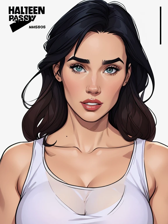 estilo de desenho animado:1.2), Jennifer Connelly together with Monica Bellucci bBrazilian woman draw ART Artline white background woman Jennifer Connelly together with Monica Bellucci in style Mas Max the film style Cartoon style digital illustration highly detailed ens, arte digital detalhada fofa, City fan art, design de personagem retrato, beautiful digital illustration, retrato de alta qualidade, arte em quadrinhos, retrato do design do personagem, white background busty halloween witches outfit cartoon style digital illustration diverse colorful background attractive woman sesy beautiful breasts and clothes white tank top in symmetrical, Female girlfriends pose beautiful breasts in Cartoon style digital illustration Jennifer Connelly together with Monica Bellucci b
