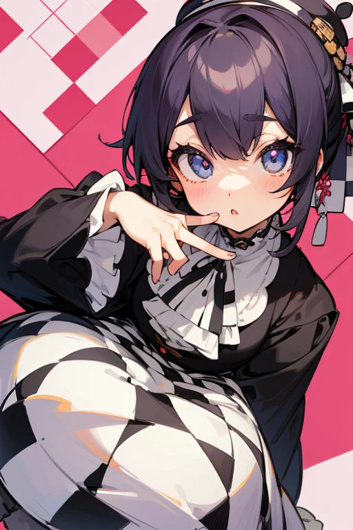 MS. cute、Taisho、Checkerboard Pattern、Beautiful Eyes、