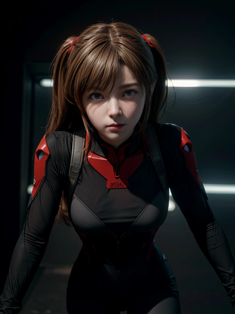 ((Best quality)), ((Masterpiece)), (Details: 1.4), 3D, Asuka Langley Soryu, Asuka, high resolution (high dynamic range), ray tracing, NVIDIA, super resolution, Unreal 5, subsurface scattering ,PBR texturing, post-processing, anisotropic filtering, depth of field, maximum sharpness and sharpness, multi-layered textures, albedo and specular maps, surface shading, accurate simulation of light and matter interaction, perfect proportions , octane rendering, two-tone lighting, wide aperture, low ISO, white balance, rule of thirds, 8K RAW,