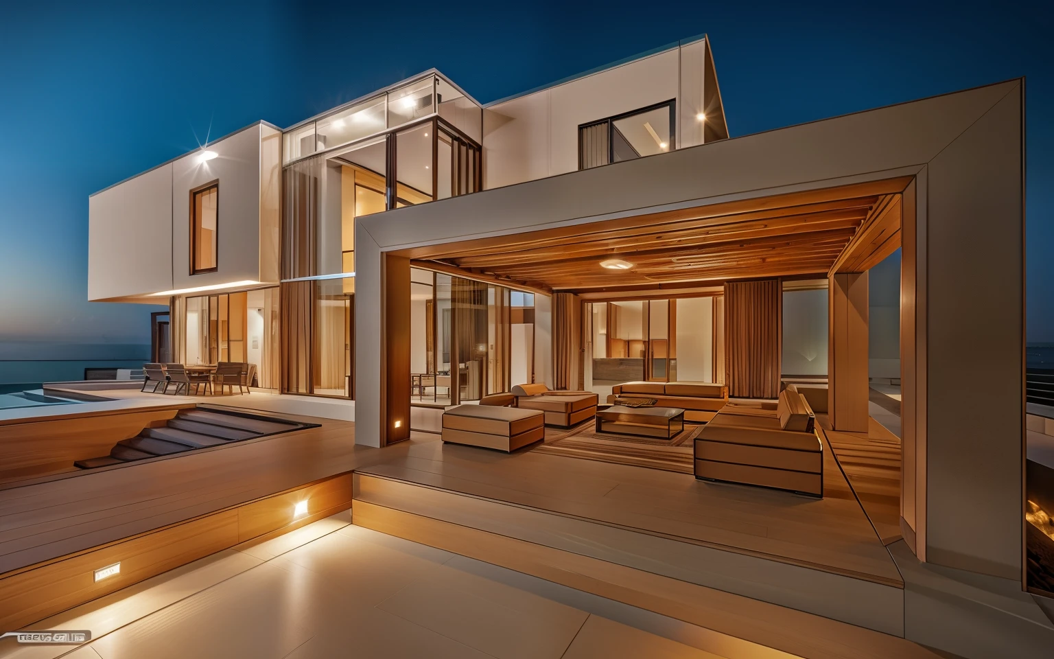 1 house with wall, day light, beautyful lightings, (clear air:1.3)), ((clean road)), tree