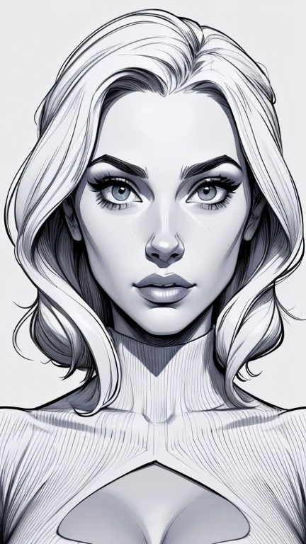 estilo de desenho animado:1.2), brasileiras Imagem de desenho animado de uma mulher , roupas sensuais , garota super fofa, authoritarian would be facial expressioncartoon style illustration, estilo de arte dos desenhos animados, estilo de arte dos desenhos animados, digital illustration style, design de personagens altamente detalhado, arte digital detalhada fofa, City fan art, design de personagem retrato, beautiful digital illustration, retrato de alta qualidade, arte em quadrinhos, retrato do design do personagem, white background Buso without clothes and medium breasts, beautiful and symmetrical body curves white background Twist sheet