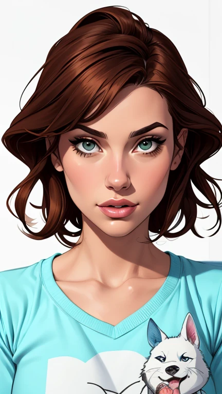 estilo de desenho animado:1.2), brasileiras Imagem de desenho animado de uma mulher , roupas sensuais , garota super fofa, authoritarian would be facial expressioncartoon style illustration, estilo de arte dos desenhos animados, estilo de arte dos desenhos animados, digital illustration style, design de personagens altamente detalhado, arte digital detalhada fofa, City fan art, design de personagem retrato, beautiful digital illustration, retrato de alta qualidade, arte em quadrinhos, retrato do design do personagem, white background Buso without clothes and medium breasts, beautiful and symmetrical body curves white background Twist sheet