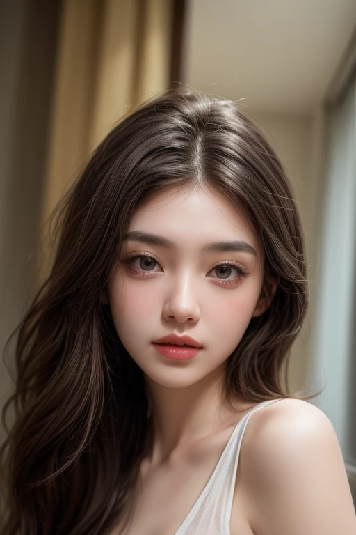 4K,((Highest quality)), ((masterpiece)) , BREAK,((one girl)), (detailed),((in Office)), ((One girl)),((perfect anatomy)), ((nude)),(()),((flat chest:1.6)), (stare at viewer with stern eyes:1.5),((one girl)),(bitting own lip:1.1),(angry:0.9),nose blush,(shamefull:1.2),(bob cut hair),surprised, ((beautiful realistic face)),((A bow tie)),Beautiful Korean Women, Beautiful young Korean woman, Young and adorable Korean face, Gorgeous Young Korean Woman, Korean Girls, Girl cute beautiful face, Portraits of Korean female idols, Young and pretty Asian face, Cute natural anime face,Asian pretty face,((finely detailed face)),((glistening eyes)),((glistening eyes )),((large eyes)),(( pretty eyes)) ,(detailed),Perfect Face,((One girl)), ((clear eyes)),((show nipples)),((beautiful skin)), don't wear anything ,(show nipples),(upper body),